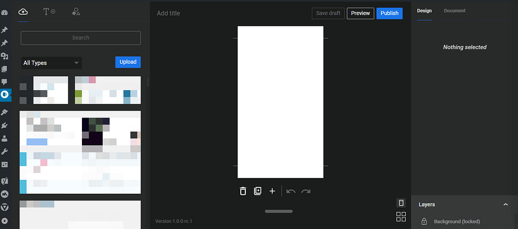 Web Story for WordPress Interface
