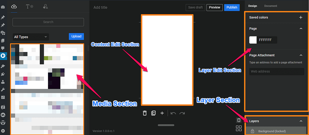 Web Stories Sections